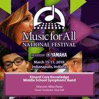 2018 Music for All (Indianapolis, IN): Kinard Core Knowledge Middle School Symphonic Band [Live]