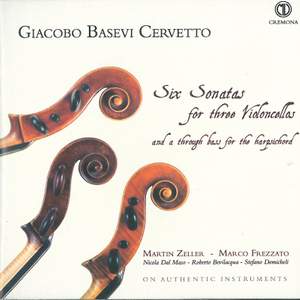 Cervetto: 6 Sonatas for 3 Violoncellos