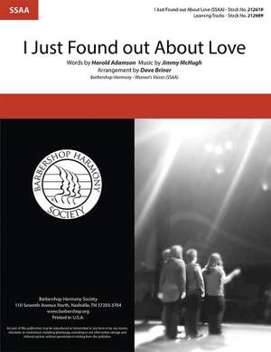 Jimmy McHugh_Harold Adamson: I Just Found out About Love
