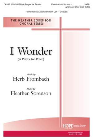 Heather Sorenson: I Wonder (A Prayer for Peace)