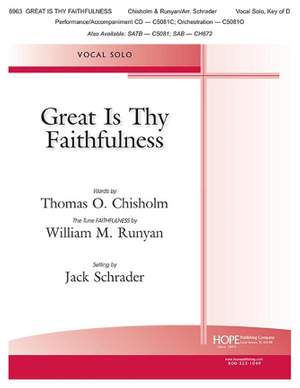 William M. Runyan: Great Is Thy Faithfulness