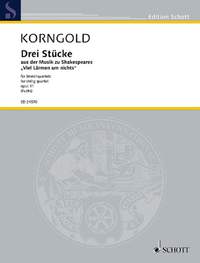 Korngold, E W: Drei Stücke op. 11