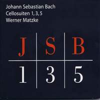J.S. Bach: Suites for cello solo Nos. 1, 3, 5 BWV 1007, 1009 & 1011