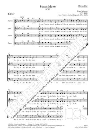 Schubert: Stabat Mater D 383
