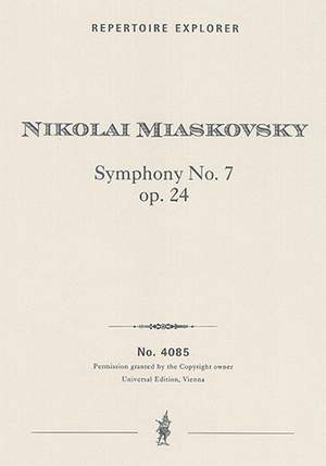 Miaskovsky, Nikolai: Symphony No. 7 in D Op. 24