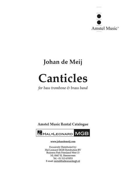 Johan de Meij: Canticles