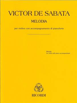 Victor de Sabata: Melodia per violino
