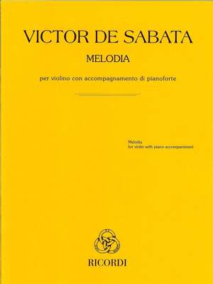 Victor de Sabata: Melodia per violino