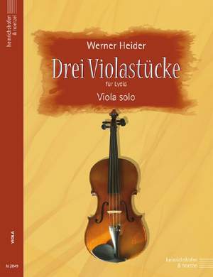 Heider, W: Drei Violastücke