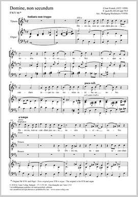 Franck: Domine, non secundum FWV 66