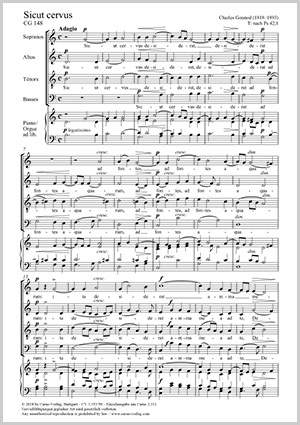 Gounod: Sicut cervus CG 148