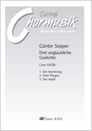 Günter Sopper: Drei unglaubliche Gedichte
