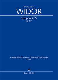 Widor: Symphonie No. V pour Orgue op. 42,1