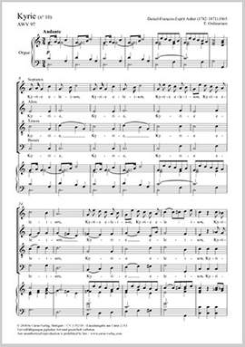 Auber: Kyrie (n° 10) C major
