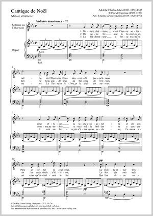 Adam: Cantique de Noël E flat major