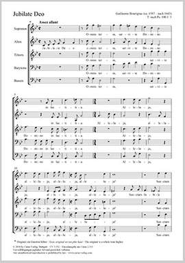 Bouzignac: Jubilate Deo G minor