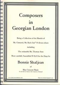 Bonnie Shaljean: Composers In Georgian London