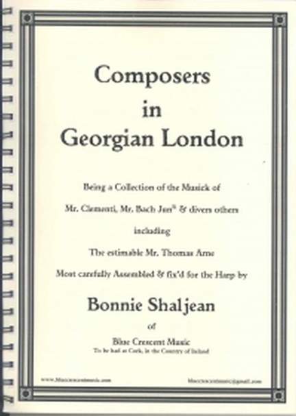 Bonnie Shaljean: Composers In Georgian London