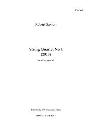 Robert Saxton: String Quartet No. 4 - Parts