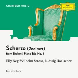 Brahms: Piano Trio No. 1 In B, Op. 8: II. Scherzo