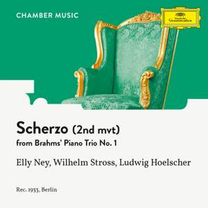 Brahms: Piano Trio No. 1 In B, Op. 8: II. Scherzo
