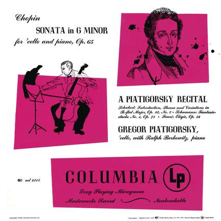 Piatigorsky Plays Chopin, Schubert, Schumann & Fauré