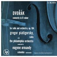 Dvorak Cello Concerto In B Minor Op 104 Bruch Kol Nidrei Op 47 Sony Gn Download Presto Music