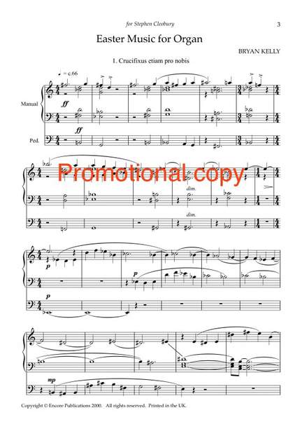 Bryan Kelly: Easter music