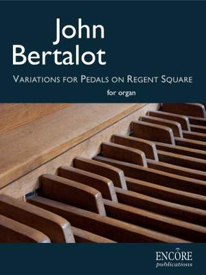John Bertalot: Variations for pedals on 'Regent Square'