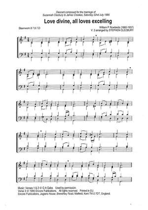 Stephen Cleobury: Love divine, all loves excelling