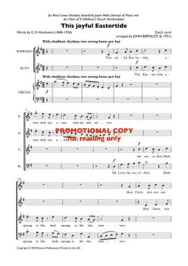 John Bertalot: This joyful Eastertide