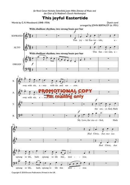 John Bertalot: This joyful Eastertide