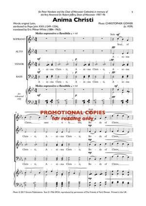 Christopher Gower: Anima Christi