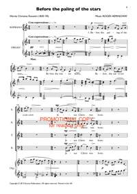 Roger Hemingway: Before the paling of the stars