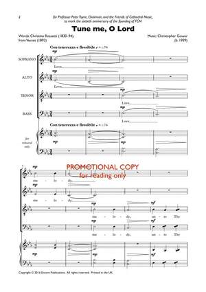 Christopher Gower: Tune me, O Lord