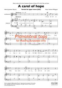 Andrew Millington: A carol of hope (I)