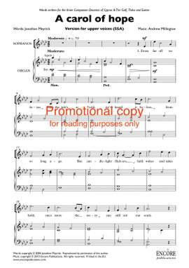 Andrew Millington: A carol of hope (I)