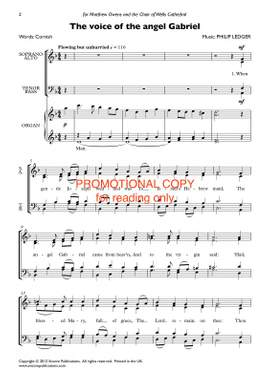 Philip Ledger: The voice of the angel Gabriel