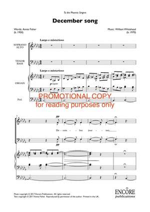 Williams Whitehead: December song