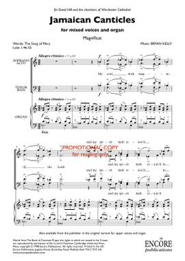 Bryan Kelly: Jamaican Canticles (I)