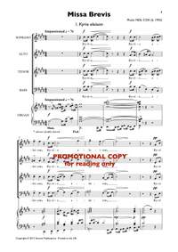 Neil Cox: Missa Brevis