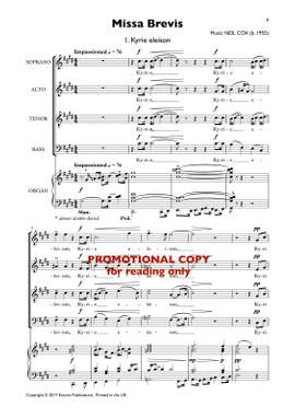 Neil Cox: Missa Brevis