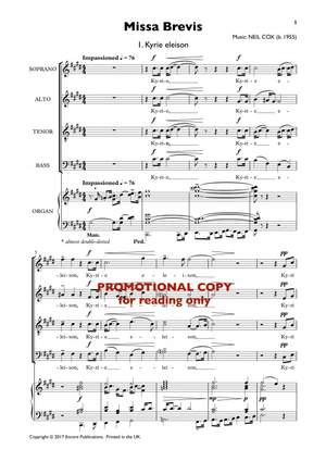 Neil Cox: Missa Brevis
