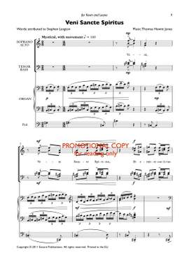 Thomas Hewitt Jones: Veni Sancte Spiritus