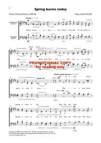 Louis Halsey: Spring bursts today