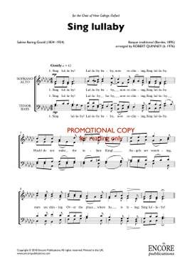 Robert Quinney: Sing lullaby
