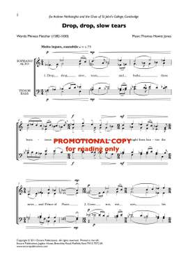Thomas Hewitt Jones: Drop, drop slow tears