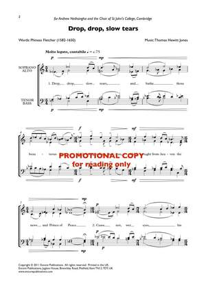 Thomas Hewitt Jones: Drop, drop slow tears