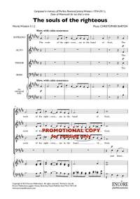 Christopher Barton: The souls of the righteous