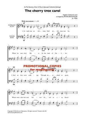 Peter Backhouse: The cherry tree carol